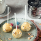 Preview: Cakepops mit Cake Drip Gelb
